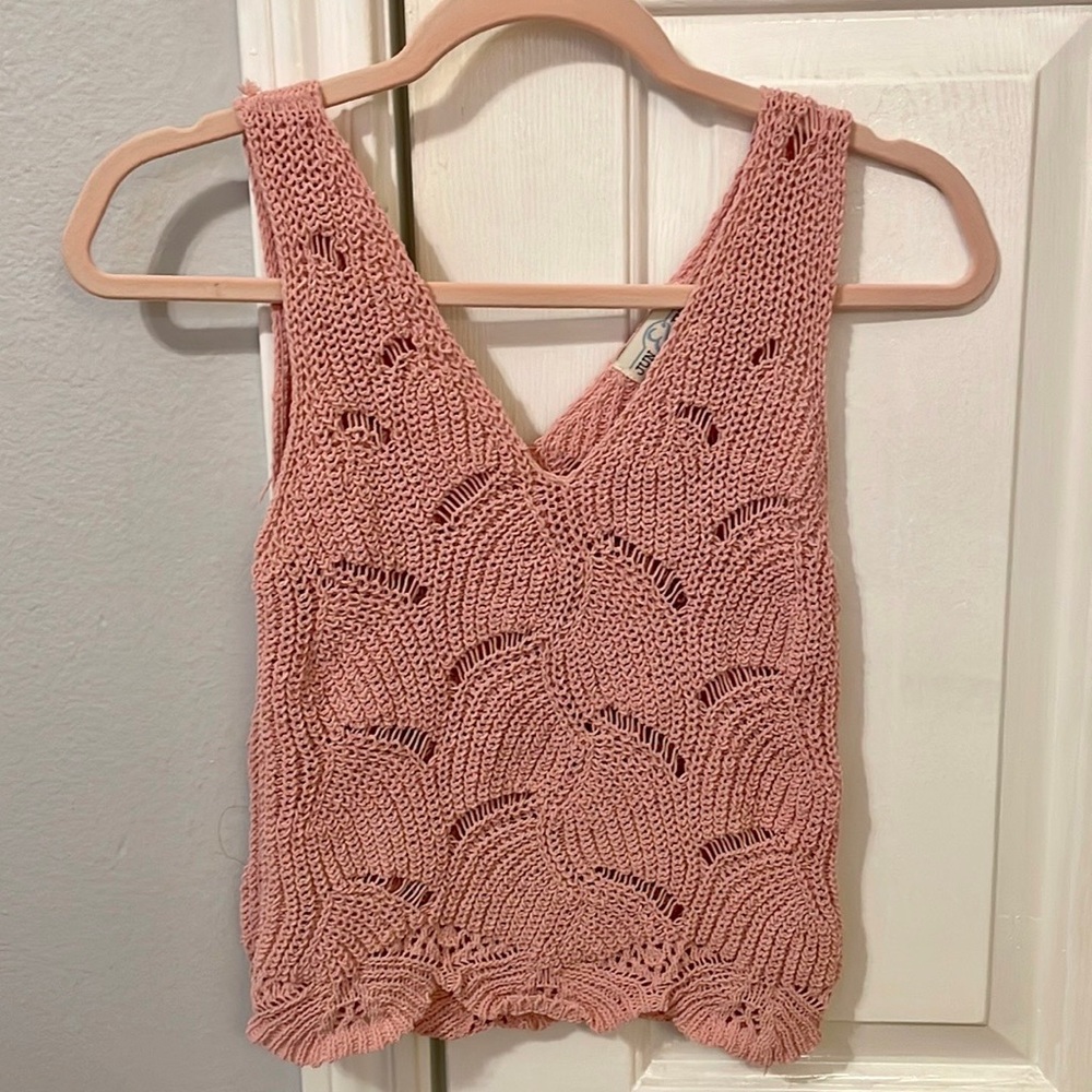 Francescas pink tank top